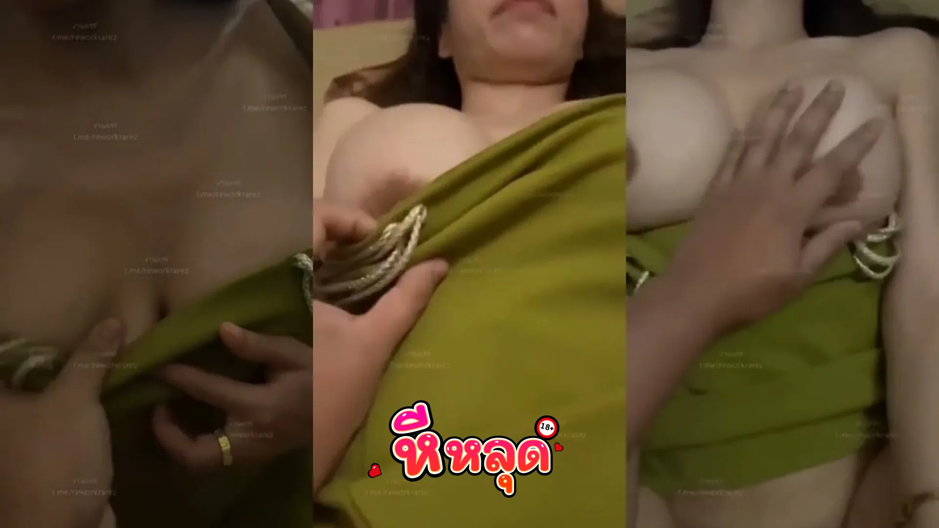 คลิปหลุดมาใหม่ ป้าเสื้อเขียวอวบ โดนหนุ่มก้มทำหีแฉะแล้วเย็ดสดแตกในนมเด้ง